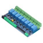 12V Modbus RTU 8, Channels Relay Module, Input Optocoupler, Isolation RS485 MCU