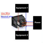 KCD8-212N 16A 250V Red 6 pin Dual SPST Plastic Rocker Switches With Indicator Pack - Image 6