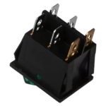 KCD8-212N 220V 16A Rocker Light Green and Green Switch Two channel DPDT 6 Pin - Image 5