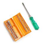 TAPARIA Screw Driver Set with Bulb – 840 (Neon, Silver and Green) - Image 2