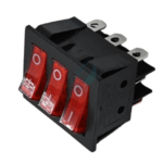 ROCKER SWITCH-KCD3-301-3N Three Pole Three Throw ON OFF Illuminated - Image 6