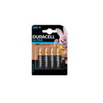 Duracell Ultra Alkaline Batteries AA (Pack of 4)