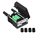 DB9 Female Terminal to RS232/RS485 Serial Conversion Board with case