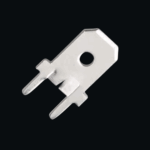 DJ6112-6.3mm Tin-Plated Brass Inserts Plug Circuit Board Solder Terminal PCB Solder Lug (Pack of 20)