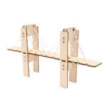 DIY Bridge STEM Kit DIY Kid Learning STEM Physical Science Kits Educational Toy Cable-Stayed Bridge