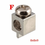 8x8x9mm 15A SMD PCB Copper Square Terminal Groove Bottom (Pack of 5) - Image 6