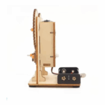 DIY Gear Transmission STEM Kit DIY Wooden Electric Gear Wheel Science Experiment Educational Kids Learning Wooden Toy Didactic Toys Science Education Set With Robotic Project - Image 2