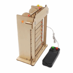 Wooden Electric Gate STEM Kit DIY Electric Gate Toy DIY Electric Gate Physics Toy Build Your Own Wooden Electric Gate: A Hands-On Physics Experiment - Image 4