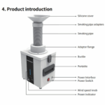 Smoke Absorber Solder Welding Smoke Purifier Fume Extractor for Welding Solder Laser Machine CNC Machine - Image 2