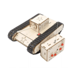 DIY Remote Controlled Tank STEM Kit Remote Control Tracking Tank Model Craft DIY Wooden Science Experiment Kit