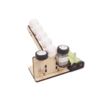 Ball Pitching Machine STEM Kit DIY Science Educational Handmade Automatic Ball Pitching Machine Educational Electronic Hobby Kit Model for School Children