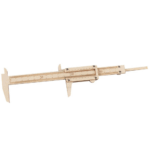 DIY Vernier Caliper STEM Kit Physics Experiments Measuring Tool Wooden Vernier Caliper Educational Toys For Children - Image 2