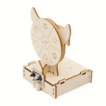 DIY Wooden Wheel Fortune Game Kit DIY Stuffed Wood Lucky Wheel Children's Technology Puzzle Teaching Aids STEM Education Sets Students Learning - Image 4