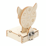 DIY Wooden Wheel Fortune Game Kit DIY Stuffed Wood Lucky Wheel Children's Technology Puzzle Teaching Aids STEM Education Sets Students Learning - Image 3