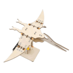 3D Mechanical Pterosaur STEM Kit 3D Wooden Mechanical Dinosaur Kit Mechanical Pterosaur Kit 3D Puzzle Craft Wooden Building STEM Projects For Kids Ages 8-12 - Image 2