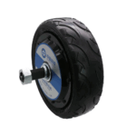 10inch 500W 48V 400Kg.cm 1024 Wire Encoder Brushless DC Servo Wheel Hub Motor with Rubber Tire for Electric Car Robot