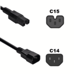 C13-3 x C14  3 in 1 Splitter Power Extension Cable - Image 3
