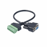 DB9 RS232 Serial to 8P Terminal Screw Adapter Converter DB9 Female with 8pin Terminals Block Plug Cable
