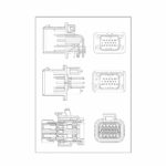 AMPSEAL 14Pin Male Straight Housing - Image 4