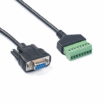 DB9 RS232 Serial to 8P Terminal Screw Adapter Converter DB9 Female with 8pin Terminals Block Plug Cable - Image 2