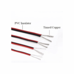 2pin 24AWG Tinned 1.7Amp Copper Insulated PVC Red Black Wire (1meter Continues) - Image 4