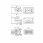 AMPSEAL 23Pin Male Straight Housing - 1 Pcs - Image 2