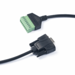 DB9 RS232 Serial to 8P Terminal Screw Adapter Converter DB9 Female with 8pin Terminals Block Plug Cable - Image 3