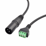 XLR 3 Pin Female to 3P Screw Terminal Converter Adapter Cable Speaker Microphone - Image 3