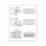 AMPSEAL 35Pin Male Straight Housing - Image 3