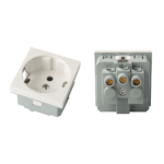 45MM French EU Electrical Power Socket - 1 pcs
