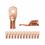 6x1/4 Pure Copper Tube Terminal Cus Lugs (Pack of 5) - Image 2