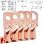 6x1/2 Pure Copper Tube Terminal Cus Lugs (Pack of 5) - Image 5