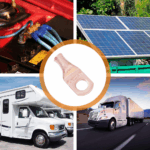 8x5/16 Pure Copper Tube Terminal Cus Lugs (Pack of 5) - Image 3