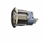 Flat Head 22MM Waterproof Latching Metal Push Button Switch without Light - Image 3