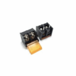 HB-9500 2P 9.5mm 25A Barrier Terminal Block Connector with Cover PCB Mount - Image 3