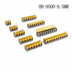 HB-9500 2P 9.5mm 25A Barrier Terminal Block Connector with Cover PCB Mount - Image 8