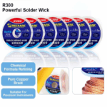 MECHANIC R300 Width 3.5MM 1.5M Length Suction Solder Wick Remover Desoldering Wire Desoldering Braid PCB BGA Soldering Tools - Image 4