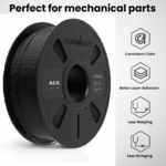 Numakers ASA Filament- Pitch Black – 1.75 mm /1 kg - Image 2