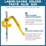 Solder Paste Dispenser Flux Syringe Welding Glue Propulsion Tool UV Solder Mask Ink Welding Green Oil Pusher - Image 6