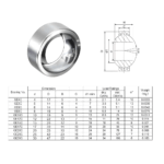 GE12C Radial Spherical Plain Bearings - 1 Pcs - Image 4
