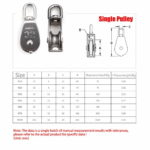 Stainless Steel Wire Rope Crane Pulley Block M15 - Image 14