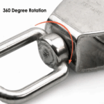 Stainless Steel Wire Rope Crane Pulley Block M15 - Image 3