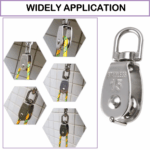 Stainless Steel Wire Rope Crane Pulley Block M15 - Image 4