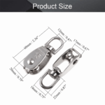 Stainless Steel Wire Rope Crane Pulley Block M15 - Image 6