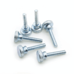 Thumb Screw M5 16mm Long MS Knurl Head Hand Tighten Curtain Wall Glass Lock Bolt - 5 Pcs - Image 2