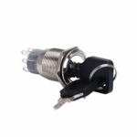 22mm 6 Pin Key Switch - Image 5