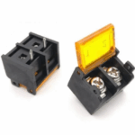 HB9500 2Pin 9.5mm 25A 300V Barrier Terminal Block Connector with Cover PCB Mount Pitch - 2 Pcs - Image 8