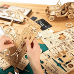 DIY 3D Wooden Classic Car Puzzle - Image 4