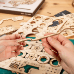 DIY 3D Wooden Classic Car Puzzle - Image 3