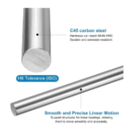 10mm x 125mm Hardened Chrome-Plated Linear Shaft Smooth Rod - 1 Pc - Image 4